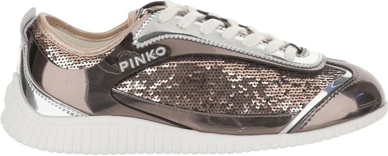 Pinko - Reby 10 - Sneakers - Bruin - Sequined Nylon