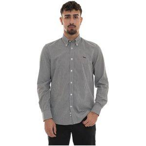 Harmont & Blaine, Heren, Overhemden, Zwart, Maat: 3XL Katoen,