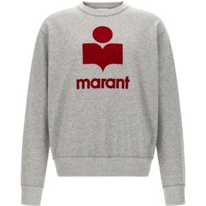 Isabel Marant, Heren, Sweatshirts & Hoodies, Grijs, Maat: S Katoen,