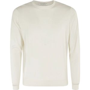 Filippo De Laurentiis, Heren, Truien, Wit, Maat: 2XL Katoen,