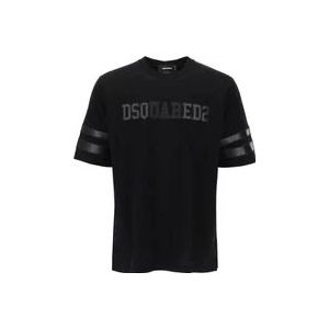 Dsquared2 T-Hemden , Black , Heren , Maat: XL