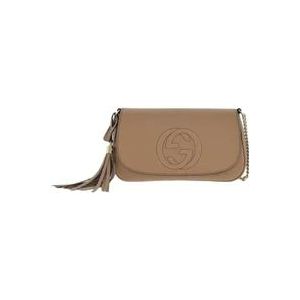 Gucci Stijlvolle Crossbody Tas , Brown , Dames , Maat: ONE Size