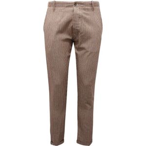 Officina36, Heren, Broeken, Veelkleurig, Maat: S Katoen,