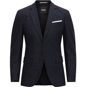 Hugo, Heren, Jassen, Blauw, Maat: XL Wol,