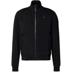 Blauer - City Zip Sweatshirt - Katoen - Zwart - Heren