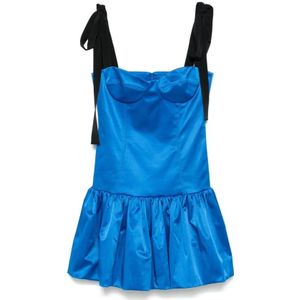 Anna October, Dames, Jurken, Blauw, Maat: M