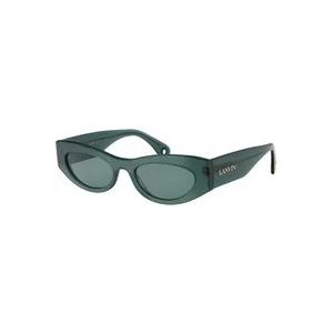 Lanvin Stijlvolle zonnebril met Lnv669S ontwerp , Green , unisex , Maat: 52 MM