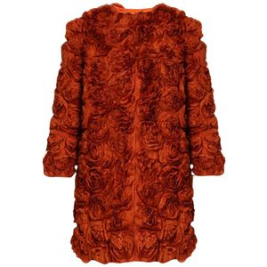 Erdem, Dames, Mantels, Rood, Maat: M Zijde,