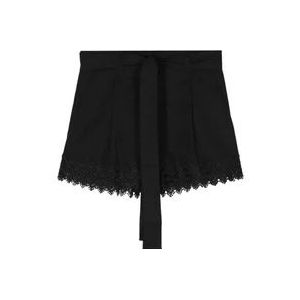 Twinset Shorts met Riem in Zwart , Black , Dames , Maat: L
