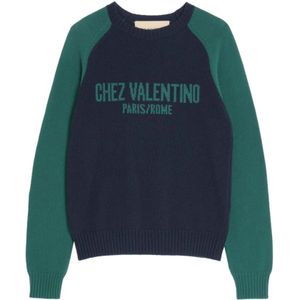 Cotton Blend - Gebreide Trui - Blauw