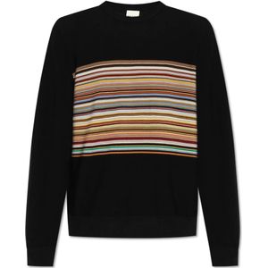 Paul Smith, Heren, Truien, Zwart, Maat: L Wol,