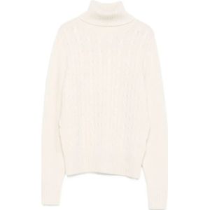 Allude, Dames, Truien, Beige, Maat: XS Kasjmier,