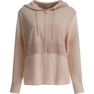 Max & Moi, Dames, Truien, Beige, Maat: S Zijde,