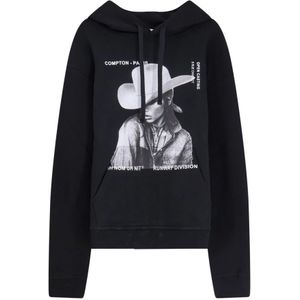 IH NOM UH Nit, Heren, Sweatshirts & Hoodies, Zwart, Maat: S Katoen,