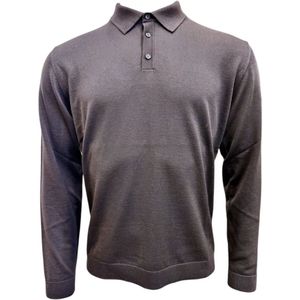 Roberto Collina, Heren, Tops, Grijs, Maat: XL Wol,