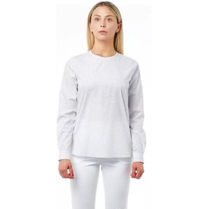 Bagutta, Dames, Blouses & Shirts, Wit, Maat: M Katoen,