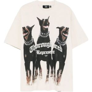 Represent, Heren, Tops, Wit, Maat: XL Katoen,