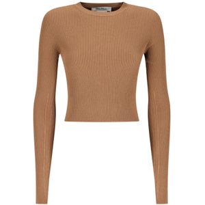 Max Mara, Dames, Truien, Bruin, Maat: M