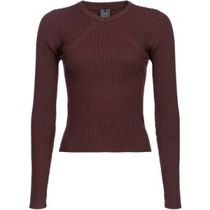 Pinko, Dames, Truien, Bruin, Maat: S Wol,