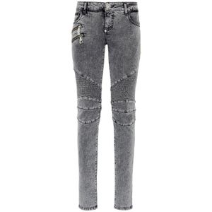 Philipp Plein, Dames, Jeans, Grijs, Maat: W28 Denim,