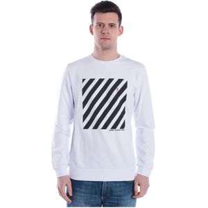 Daniele Alessandrini, Heren, Sweatshirts & Hoodies, Wit, Maat: S Katoen,