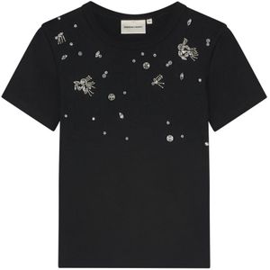 Fabienne Chapot, Dames, Tops, Zwart, Maat: XS Wol,