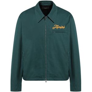 Amiri, Heren, Jassen, Groen, Maat: L