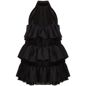 Nina Ricci, Dames, Jurken, Zwart, Maat: 2XS