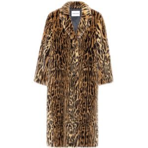 Stand Studio, Dames, Mantels, Veelkleurig, Maat: XS Poliester,