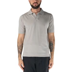 Filippo De Laurentiis, Heren, Tops, Grijs, Maat: L