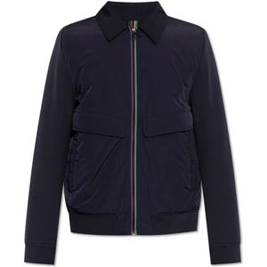 PS By Paul Smith, Heren, Jassen, Blauw, Maat: M Leer,