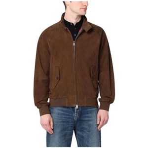 Baracuta, Heren, Jassen, Groen, Maat: 3XL Suède,