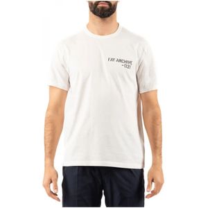 Fay, Heren, Tops, Wit, Maat: XL