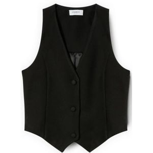 Motivi, Dames, Jassen, Zwart, Maat: 2XS Viscose,