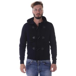 Armani Jeans, Heren, Sweatshirts & Hoodies, Blauw, Maat: M Katoen,
