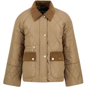 Barbour, Dames, Jassen, Beige, Maat: M Corduroy,