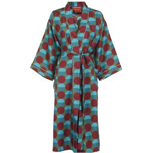 La DoubleJ, Dames, Nachtkleding & Lounge, Groen, Maat: XL Zijde,