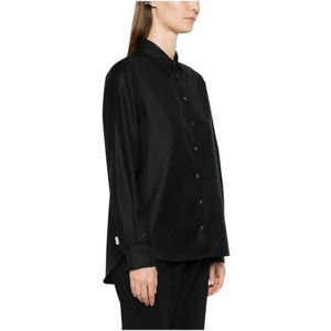 Nine In The Morning, Dames, Blouses & Shirts, Zwart, Maat: L Zijde,