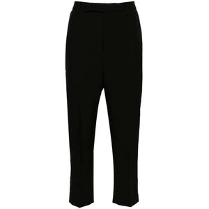 Rick Owens, Dames, Broeken, Zwart, Maat: M Wol,