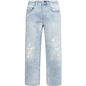 Diesel, Heren, Jeans, Blauw, Maat: W29 L32 Denim,
