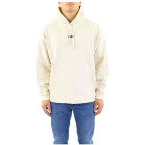 Dsquared2, Heren, Sweatshirts & Hoodies, Wit, Maat: M