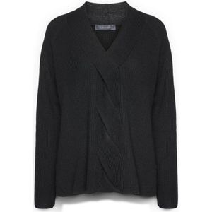 Elena Mirò, Dames, Truien, Zwart, Maat: XS Wol,