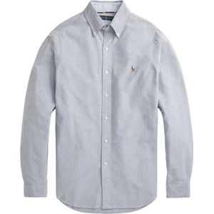 Ralph Lauren, Heren, Overhemden, Grijs, Maat: 2XL Katoen,