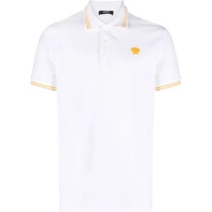 Versace, Heren, Tops, Wit, Maat: L Katoen,