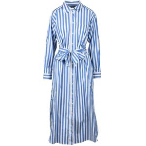 Weekend Max Mara, Dames, Jurken, Veelkleurig, Maat: M Katoen,