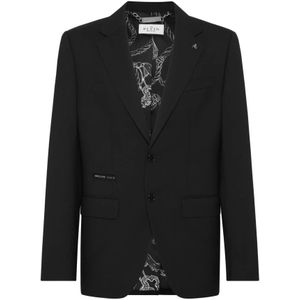 Philipp Plein, Heren, Pakken, Zwart, Maat: L