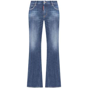 Dsquared2, Dames, Jeans, Blauw, Maat: M