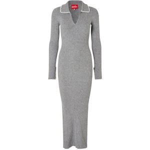 Crãs, Dames, Jurken, Grijs, Maat: S Nylon,