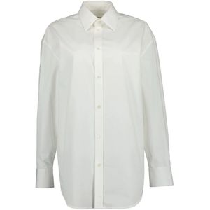 Saint Laurent - Blouse - Wit - Katoen
