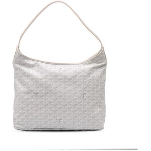 Goyard Vintage, Dames, Pre-owned, Wit, Maat: ONE Size Tweed,